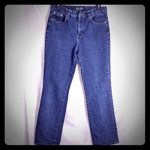 Lauren Ralph Lauren Straight Leg Logo Back Pocket